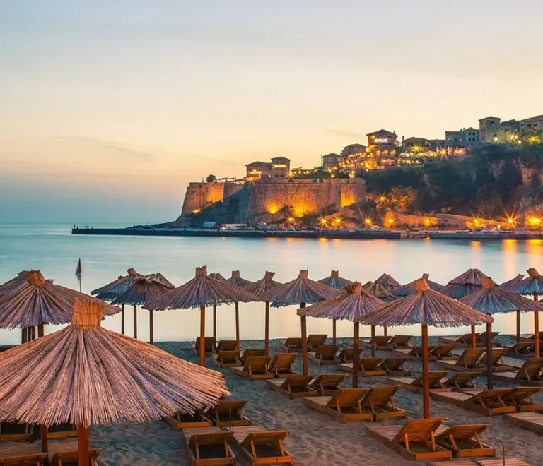 Mala plaža i stari grad, Ulcinj